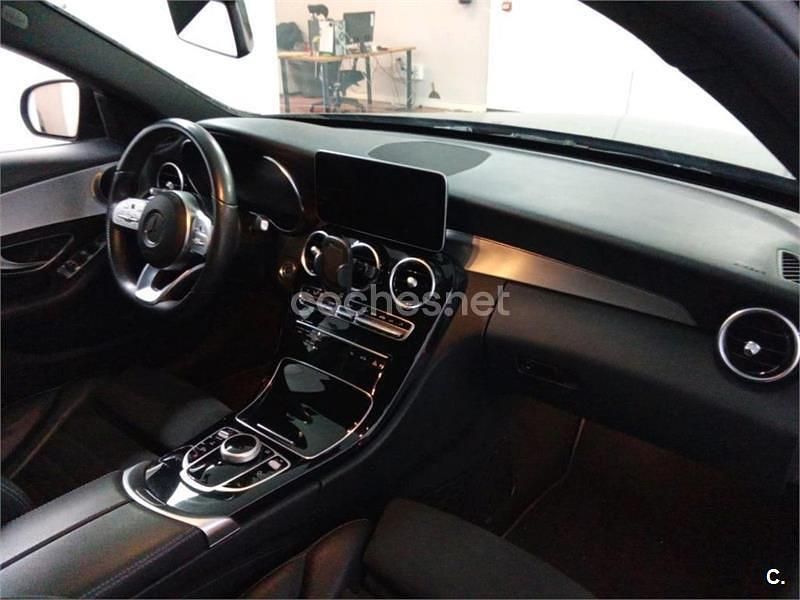 Usado Mercedes C200 136 CV (100 kW) 2014 Azul Berlina