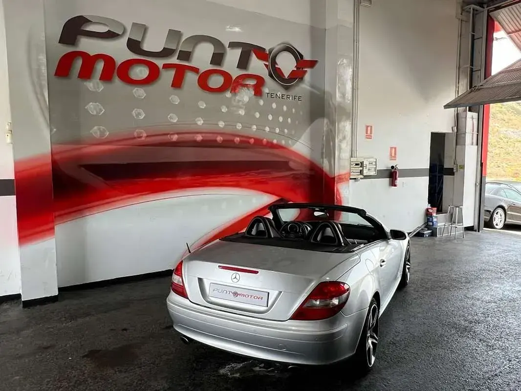 Usado Mercedes SLK200 163 CV (119 kW) 2004 Gris Descapotable