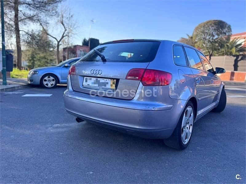 Usado Audi A3 S-Line 102 CV (75 kW) 2007 Gris / plata Utilitario