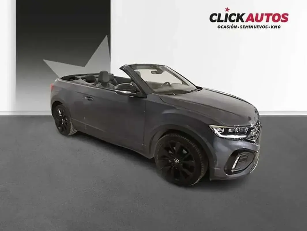 Usado VW T-Roc R-line 150 CV (110 kW) 2022 Gris SUV