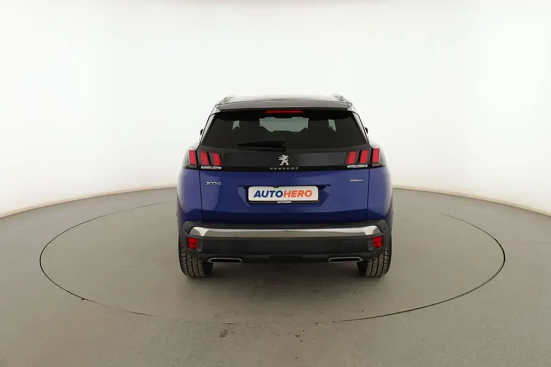 Usado Peugeot 3008 GT-line 130 CV (95 kW) 2018 Azul SUV