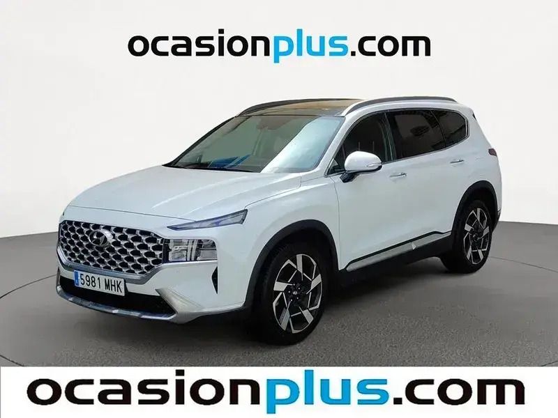 Blanco Usado 2023 Hyundai Santa Fe SUV | 41.719 € (Precio justo) - Imagen 1/4