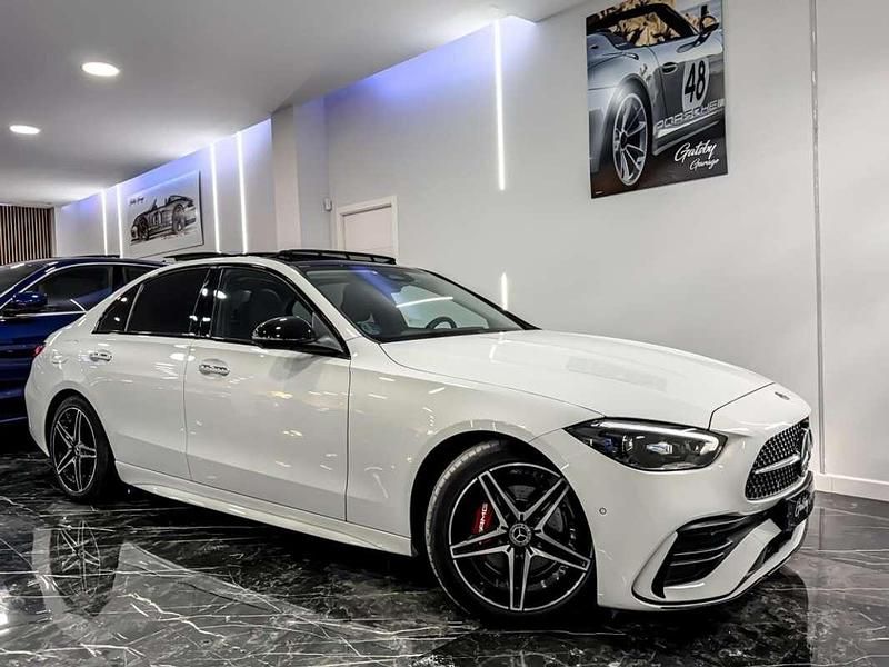 Usado Mercedes C220 200 CV (147 kW) 2022 Blanco Berlina