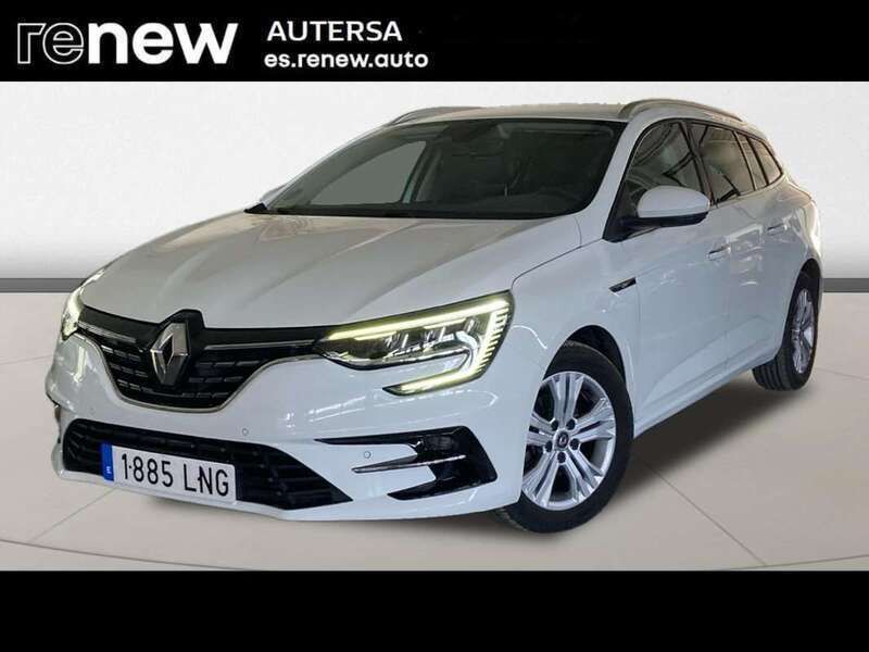 Blanco Usado 2021 Renault Mégane GrandTour Zen Familiar | 12.900 € (Precio justo) - Imagen 1/4