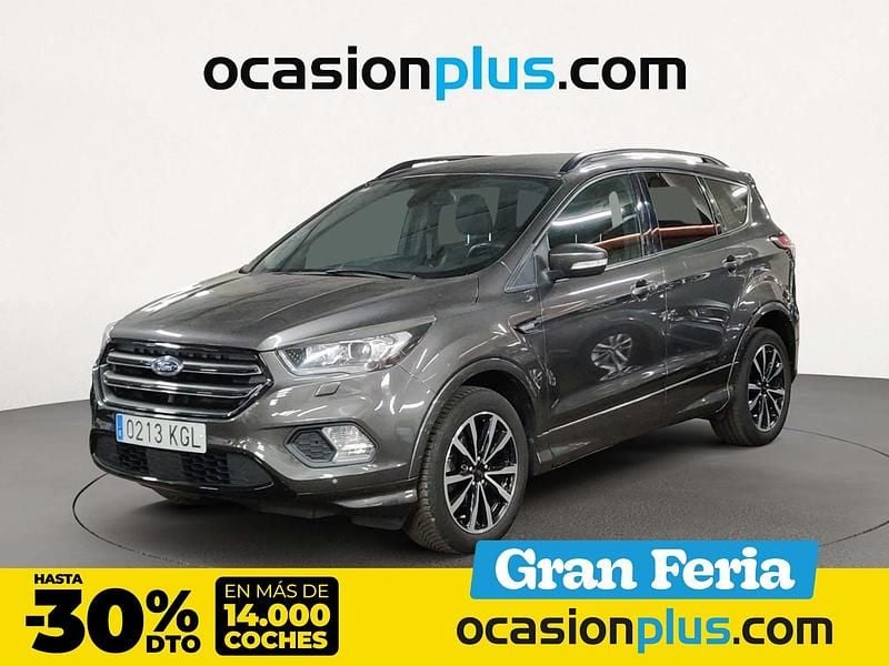 Gris Usado 2017 Ford Kuga ST-Line SUV | 14.550 € (Un poco caro) - Imagen 1/4