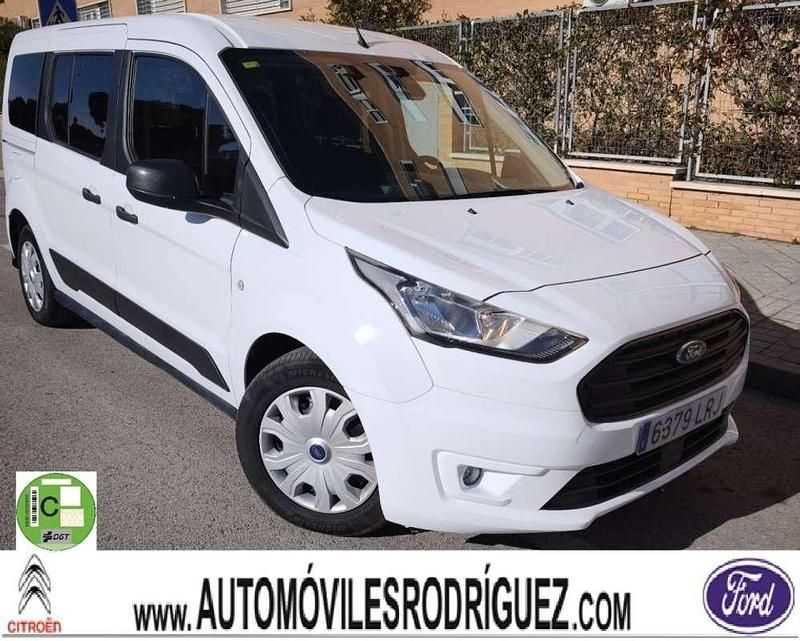 Blanco Usado 2021 Ford Transit Connect Trend Monovolumen | 18.900 € (Precio justo) - Imagen 1/4