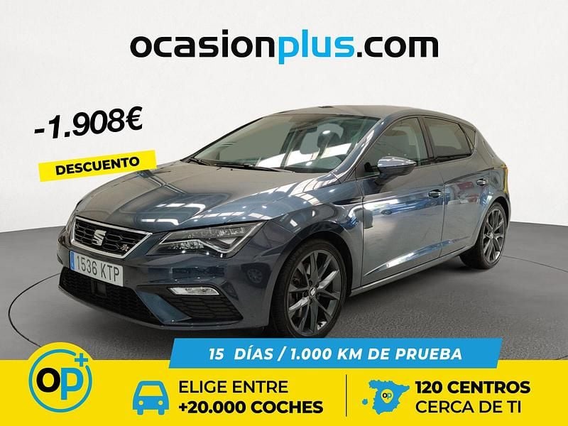 Gris Usado 2019 Seat Leon FR Berlina | 20.990 € (Precio justo) - Imagen 1/4