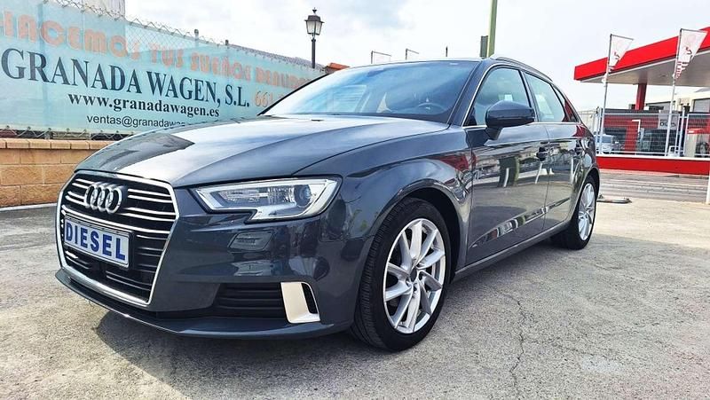 Gris Usado 2018 Audi A3 Sportback Sport Utilitario | 20.500 € (Precio justo) - Imagen 1/4
