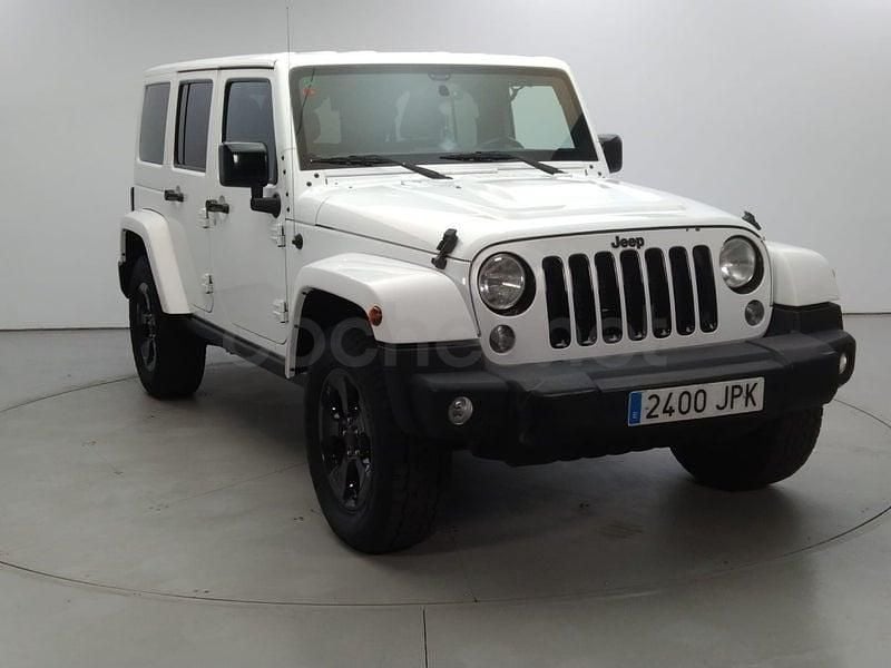 Usado Jeep Wrangler Unlimited Sahara 200 CV (147 kW) 2016 Blanco SUV