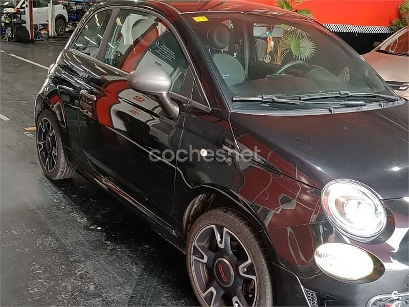 Usado Fiat 500 S 69 CV (50 kW) 2016 Negro Berlina