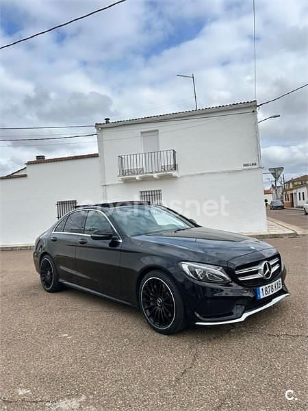 Negro Usado 2015 Mercedes C250 AMG line Berlina | 21.900 € (Un poco caro) - Imagen 1/4