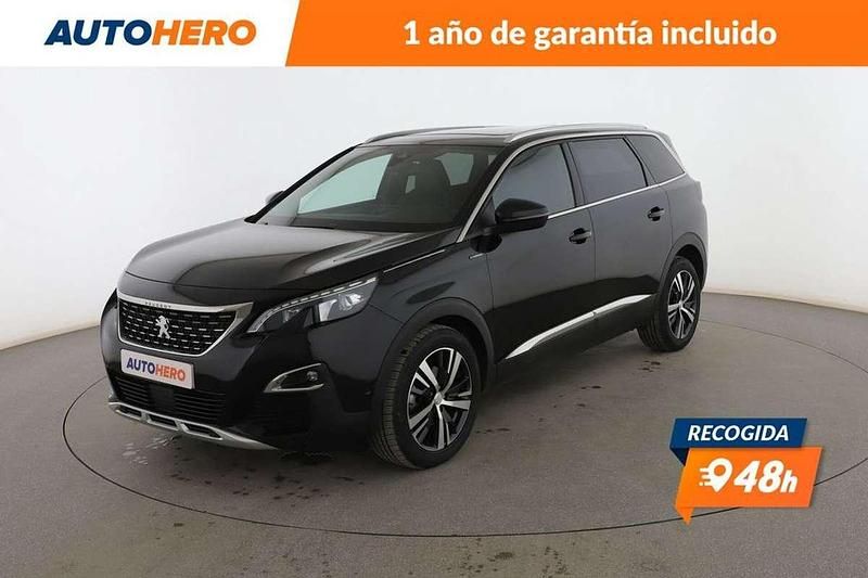 Negro Usado 2019 Peugeot 5008 GT-line Monovolumen | 20.599 € (Precio justo) - Imagen 1/3