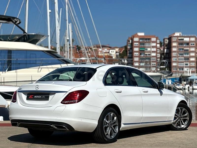 Usado Mercedes C350e 279 CV (205 kW) 2017 Blanco Berlina