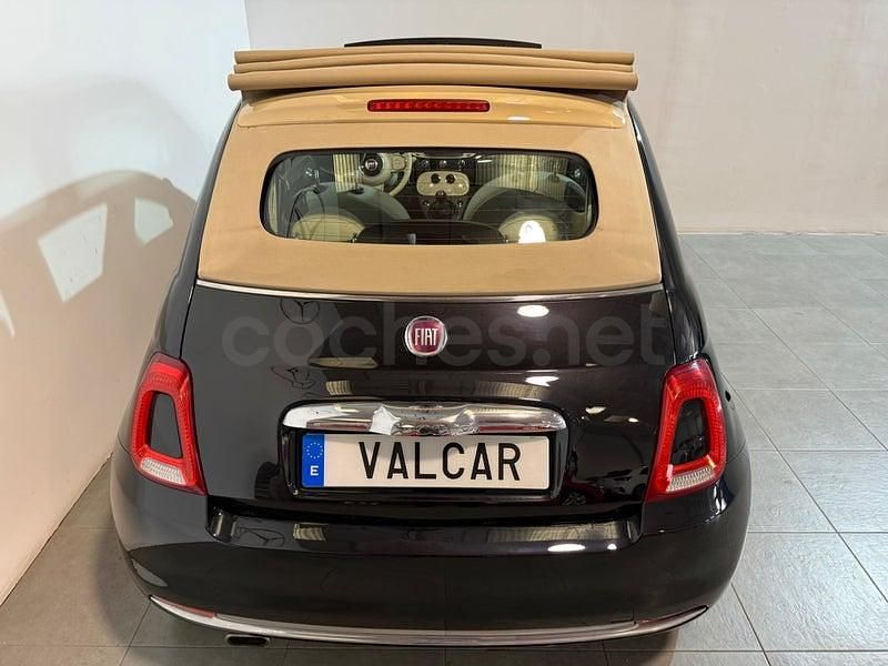 Usado Fiat 500C Pop 69 CV (50 kW) 2017 Negro Descapotable