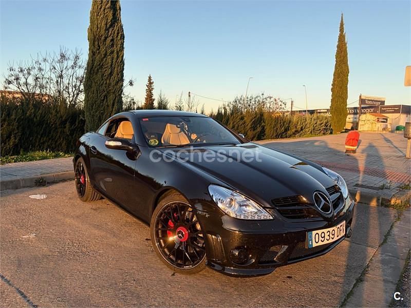 Usado Mercedes SLK350 272 CV (200 kW) 2005 Negro Descapotable
