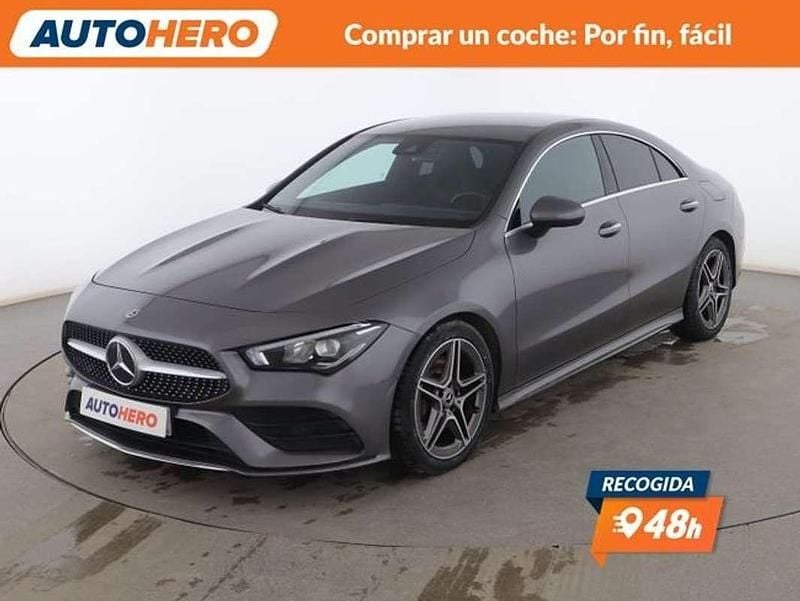 Usado Mercedes CLA200 AMG line 150 CV (110 kW) 2019 Gris Berlina
