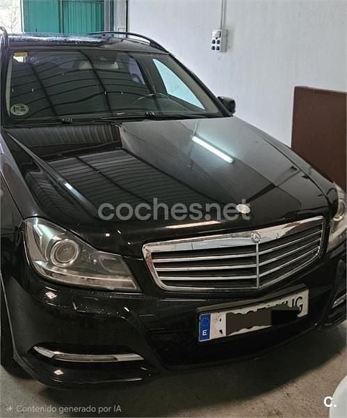 Negro Usado 2012 Mercedes C200 Avantgarde Familiar | 6500 € (Precio justo) - Imagen 1/4