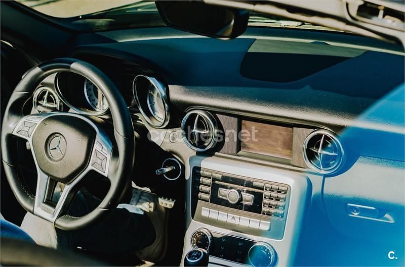 Usado Mercedes SLK200 184 CV (135 kW) 2011 Negro Descapotable