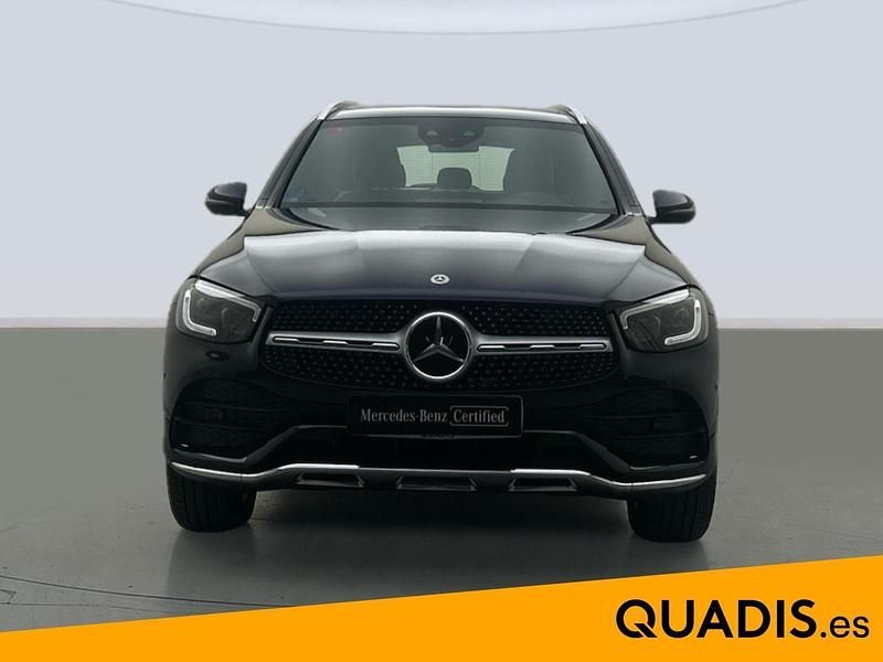 Usado Mercedes GLC300e AMG line 320 CV (235 kW) 2021 Azul SUV