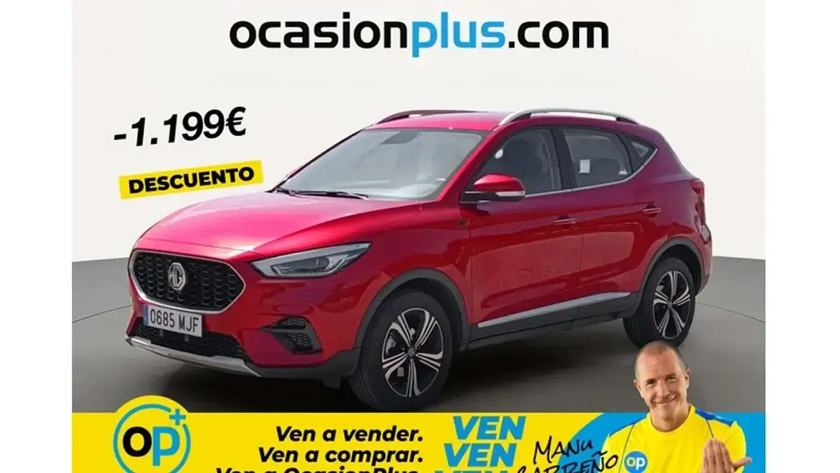 Usado MG ZS Comfort 106 CV (77 kW) 2023 Rojo SUV