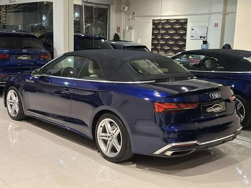 Usado Audi A5 Cabriolet S-Line 190 CV (139 kW) 2020 Azul Descapotable