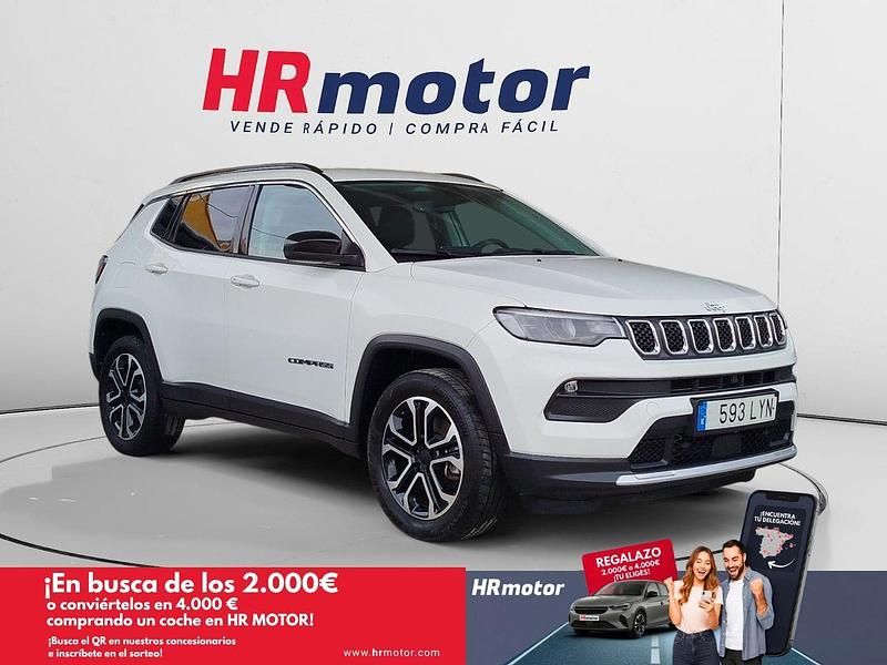 Blanco Usado 2022 Jeep Compass Limited SUV | 20.740 € (Precio justo) - Imagen 1/4