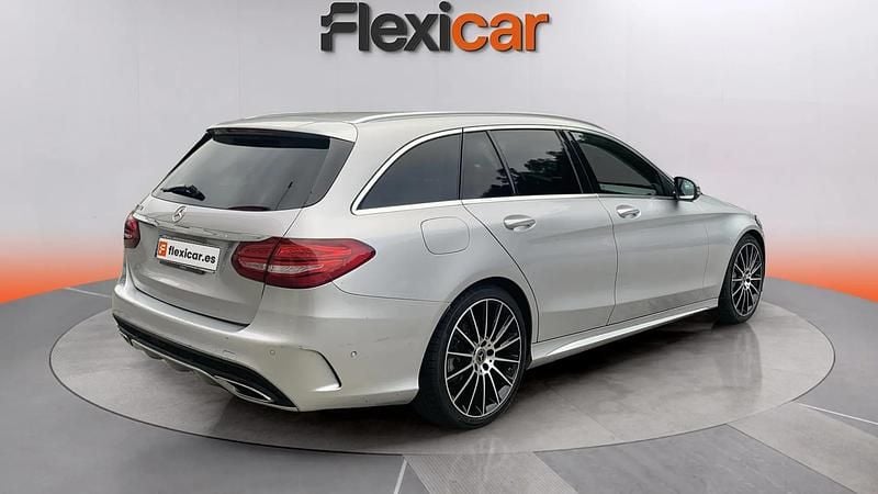 Usado Mercedes C220 170 CV (125 kW) 2018 Gris Familiar