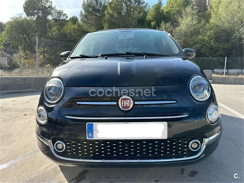 Usado Fiat 500C Lounge 69 CV (50 kW) 2017 Negro Descapotable