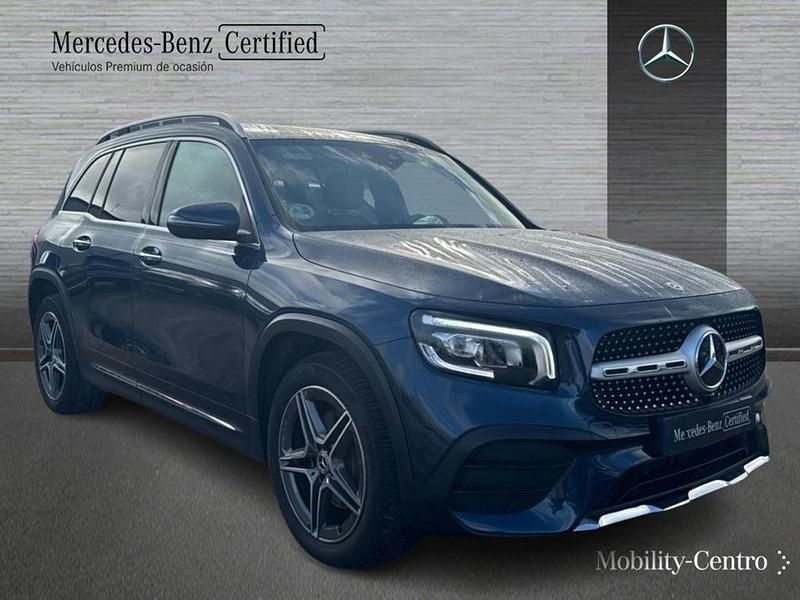 Usado Mercedes GLB200 AMG line 150 CV (110 kW) 2022 Azul denim SUV