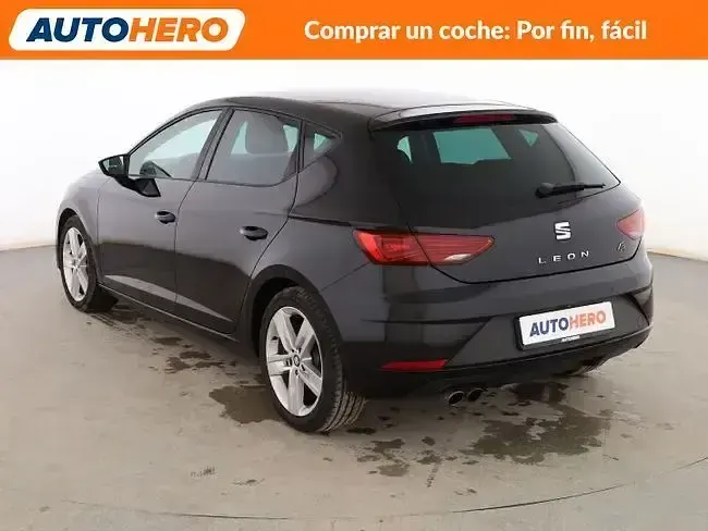 Usado Seat Leon FR 150 CV (110 kW) 2017 Negro Berlina