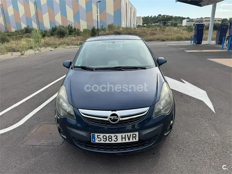Usado Opel Corsa Expression 85 CV (62 kW) 2014 Azul Utilitario