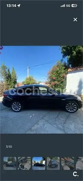 Usado BMW 520 Gran Turismo 184 CV (135 kW) 2015 Azul Berlina