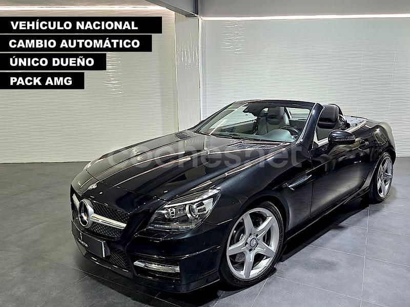 Negro Usado 2011 Mercedes SLK200 Descapotable | 20.990 € (Precio justo) - Imagen 1/4