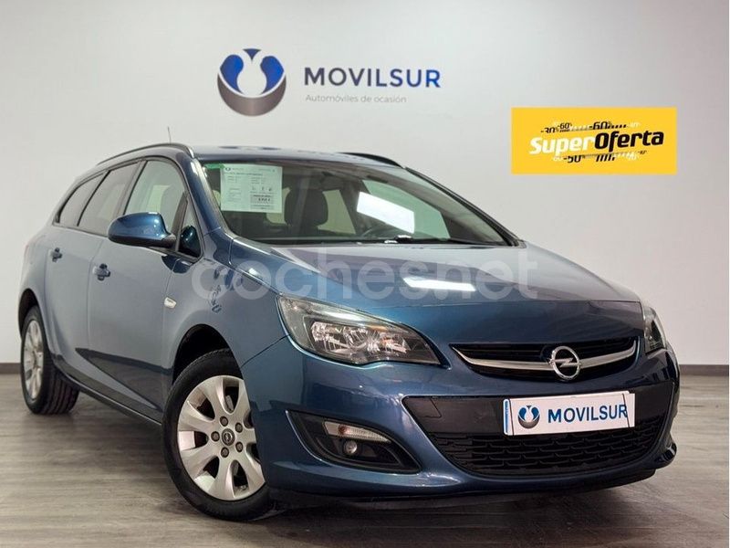 Azul Usado 2015 Opel Astra Selective Familiar | 8950 € (Precio justo) - Imagen 1/4