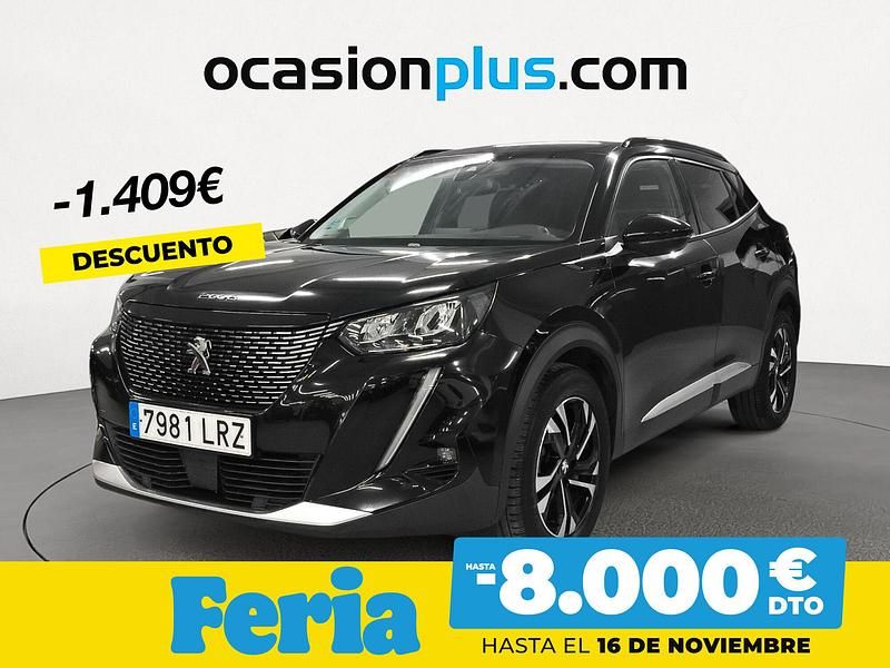 Negro Usado 2021 Peugeot 2008 Allure SUV | 14.290 € (Precio justo) - Imagen 1/4
