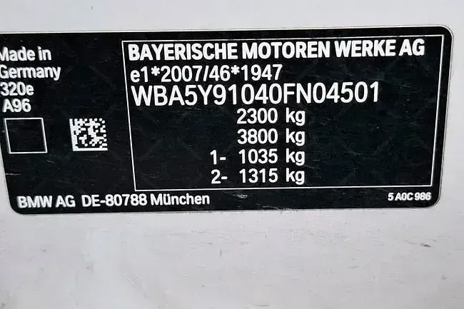 Usado BMW 320e 204 CV (150 kW) 2022 Blanco Berlina