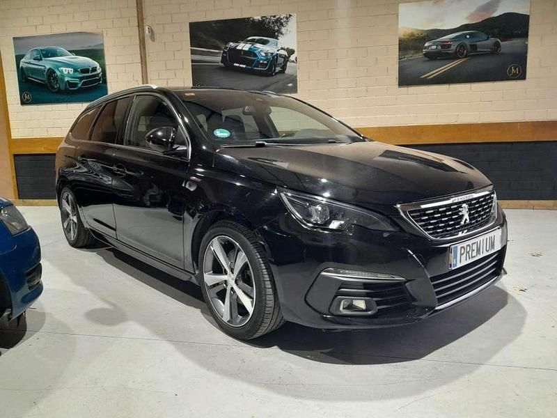 Usado Peugeot 308 GT-line 150 CV (110 kW) 2018 Negro Utilitario