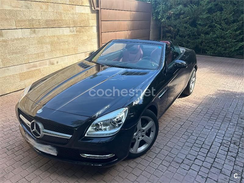 Negro Usado 2011 Mercedes SLK200 Descapotable | 29.000 € (Caro) - Imagen 1/4
