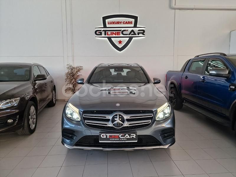 Usado Mercedes GLC220 AMG line 170 CV (125 kW) 2016 Gris / plata SUV