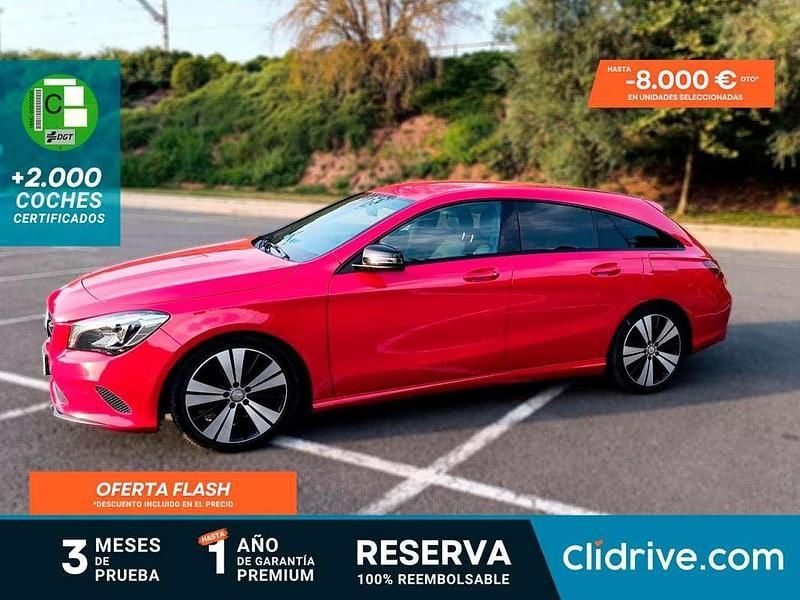 Rojo Usado 2016 Mercedes CLA220 Shooting Brake Familiar | 19.390 € (Precio justo) - Imagen 1/3