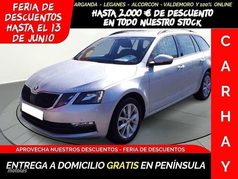 Gris Usado 2018 Skoda Octavia Ambition Familiar | 14.390 € (Precio justo) - Imagen 1/4