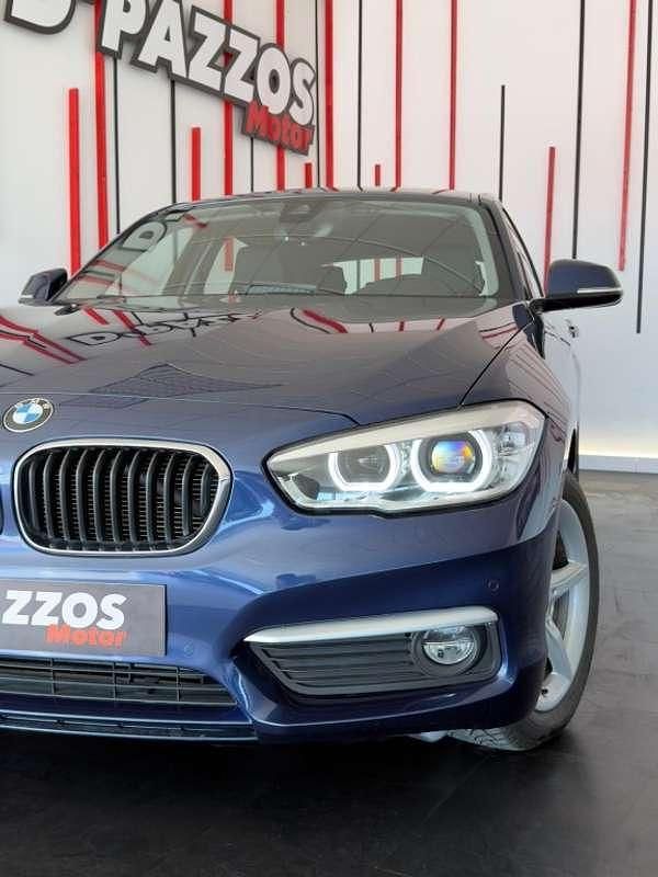 Usado BMW 116 116 CV (85 kW) 2018 Azul Utilitario