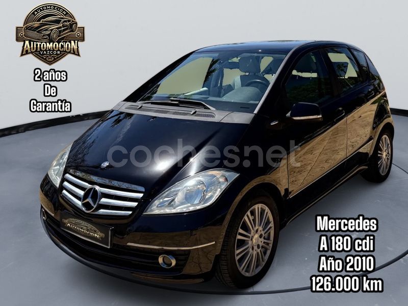 Negro Usado 2010 Mercedes A180 Elegance Monovolumen | 6800 € (Buen precio) - Imagen 1/4