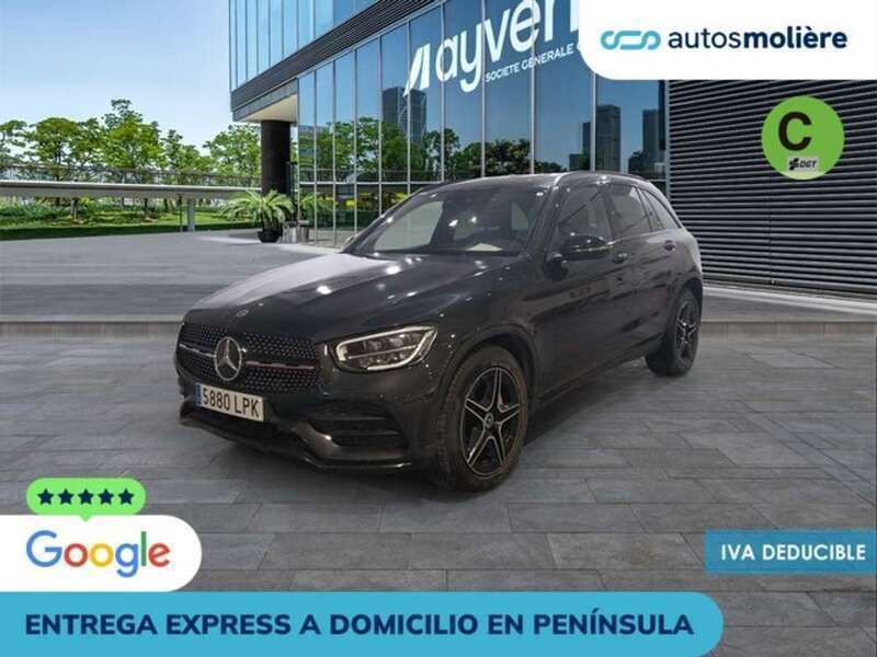 Gris Usado 2021 Mercedes GLC200 SUV | 35.700 € (Precio justo) - Imagen 1/4