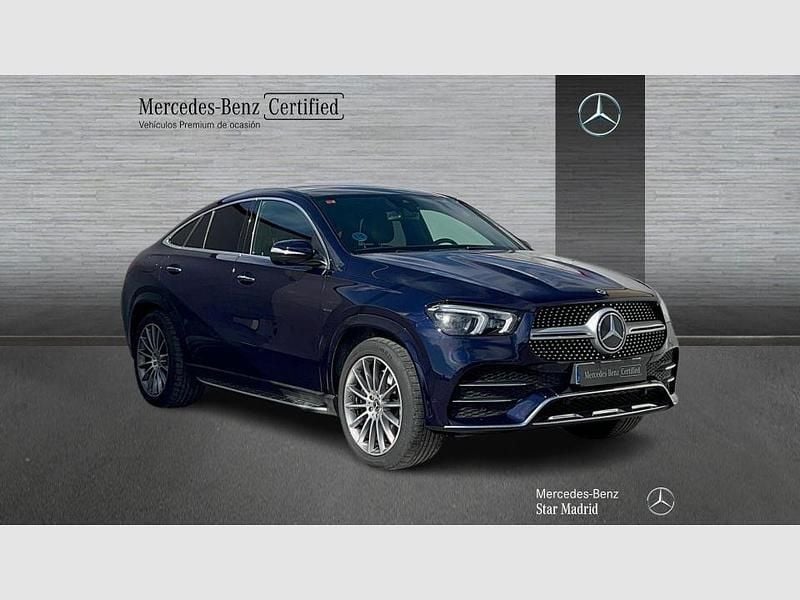 Usado Mercedes GLE350 AMG line 320 CV (235 kW) 2021 Azul Coupe
