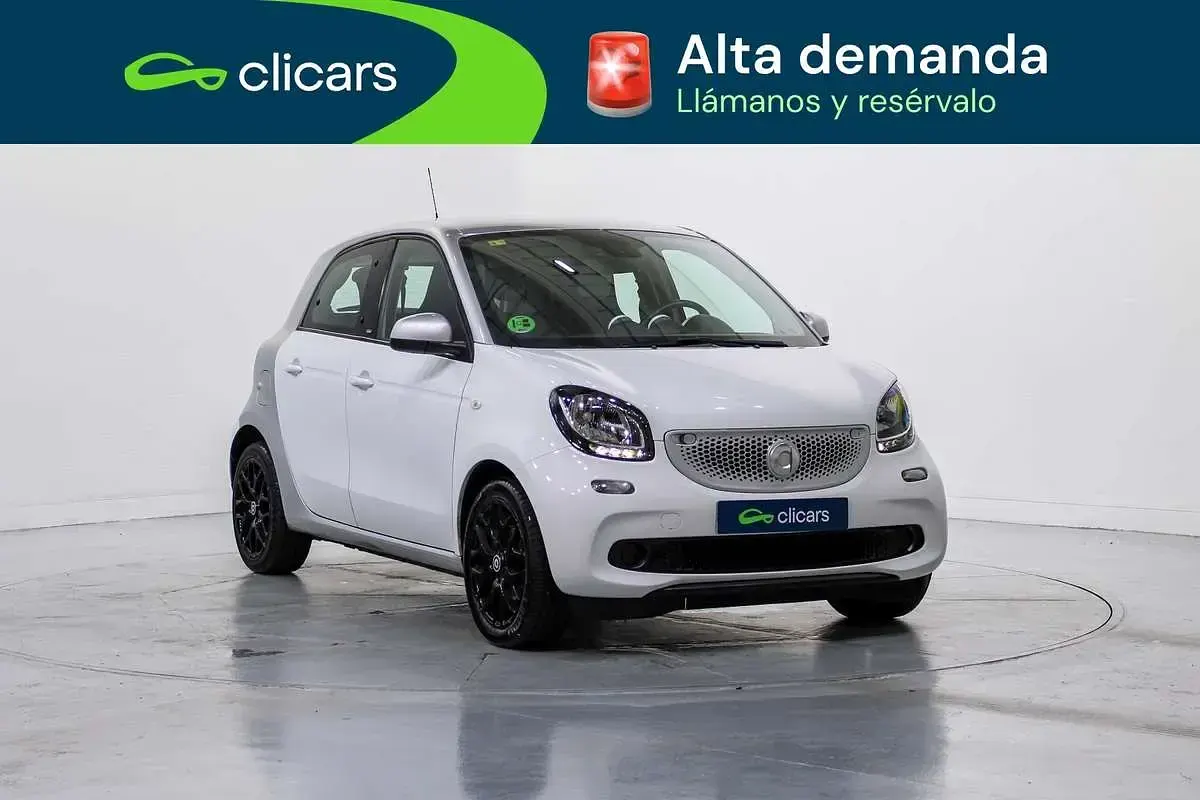 Usado Smart ForFour Passion 71 CV (52 kW) 2015 Blanco Utilitario