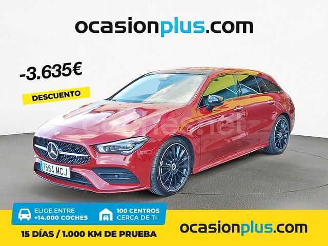 Rojo Usado 2022 Mercedes CLA200 Shooting Brake Familiar | 39.990 € (Caro) - Imagen 1/4