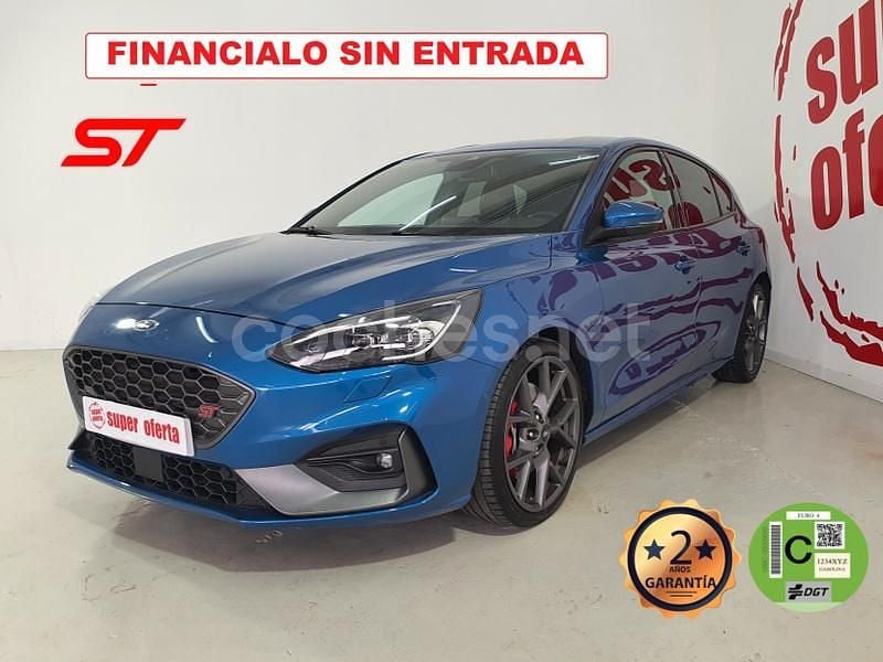 Azul Usado 2019 Ford Focus ST Berlina | 25.850 € - Imagen 1/4