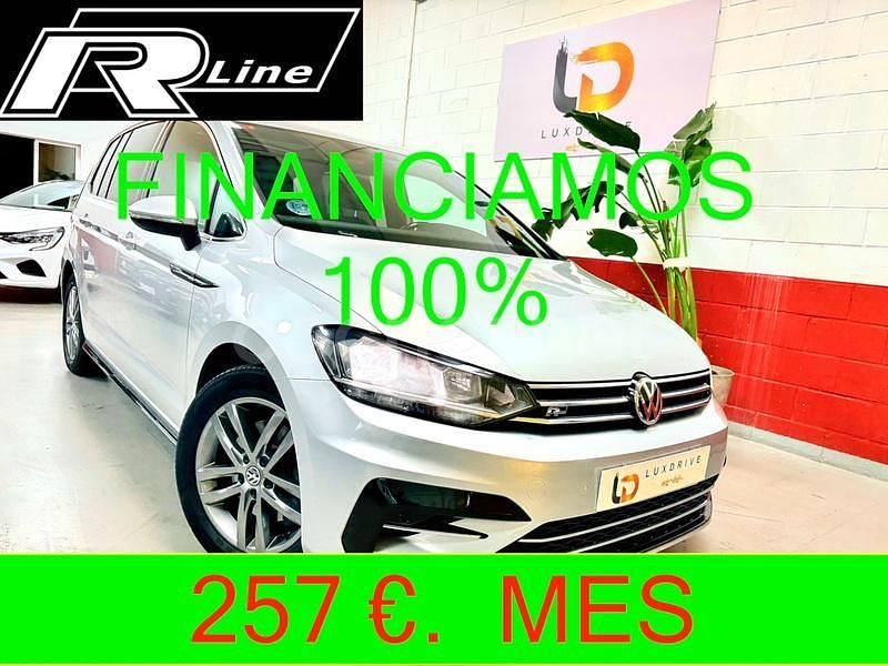 Gris / plata Usado 2016 VW Touran Sportline Monovolumen | 17.900 € (Precio justo) - Imagen 1/4