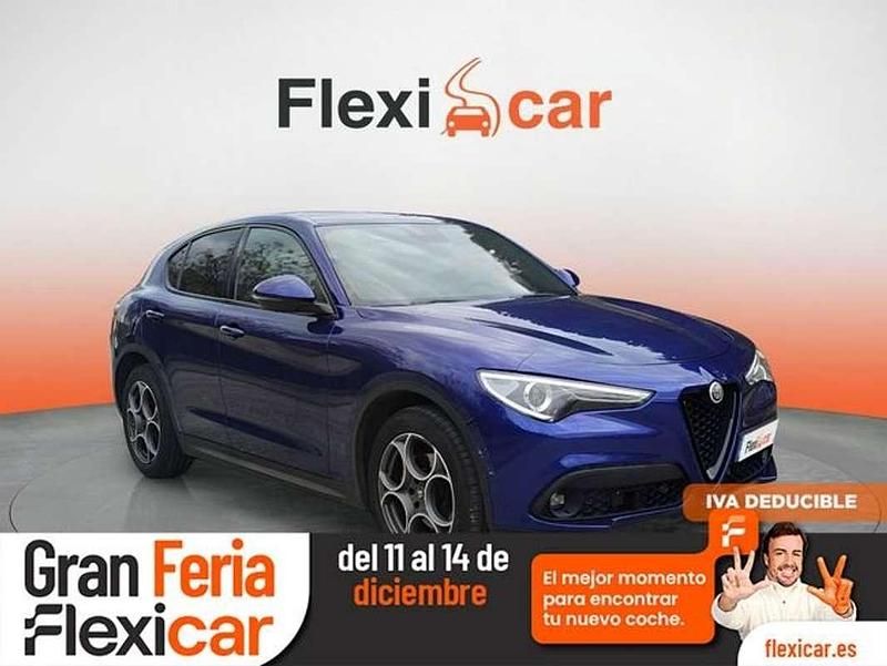 Azul Usado 2022 Alfa Romeo Stelvio Super SUV | 23.790 € (Buen precio) - Imagen 1/4